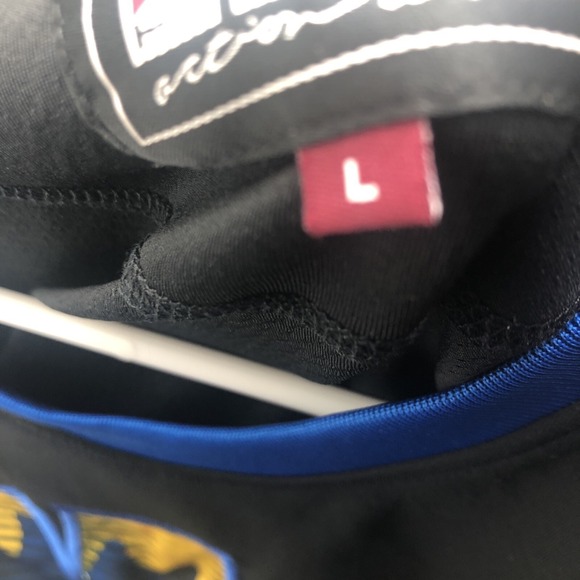 Golden State Warriors Two Hype Shirt NBALAB NBA Size Large Mens Black Embroidery - Picture 15 of 16